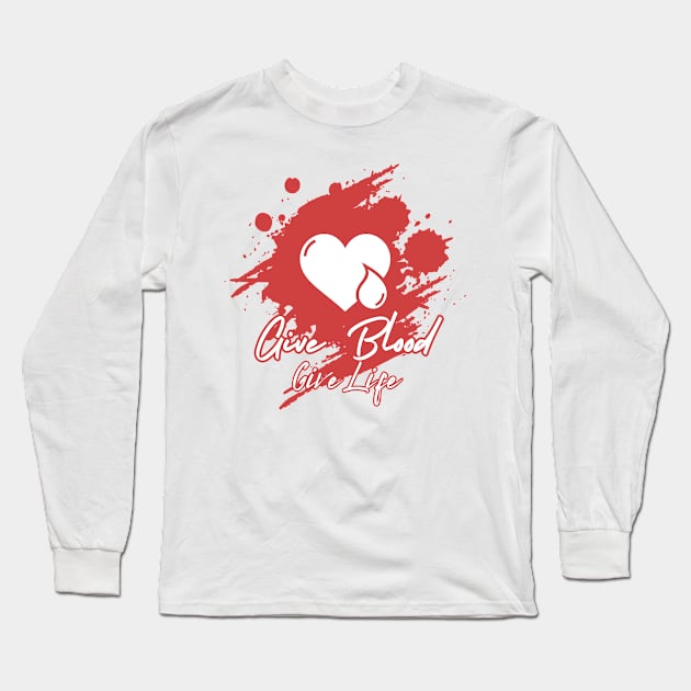 Plasma donation Long Sleeve T-Shirt by smkworld